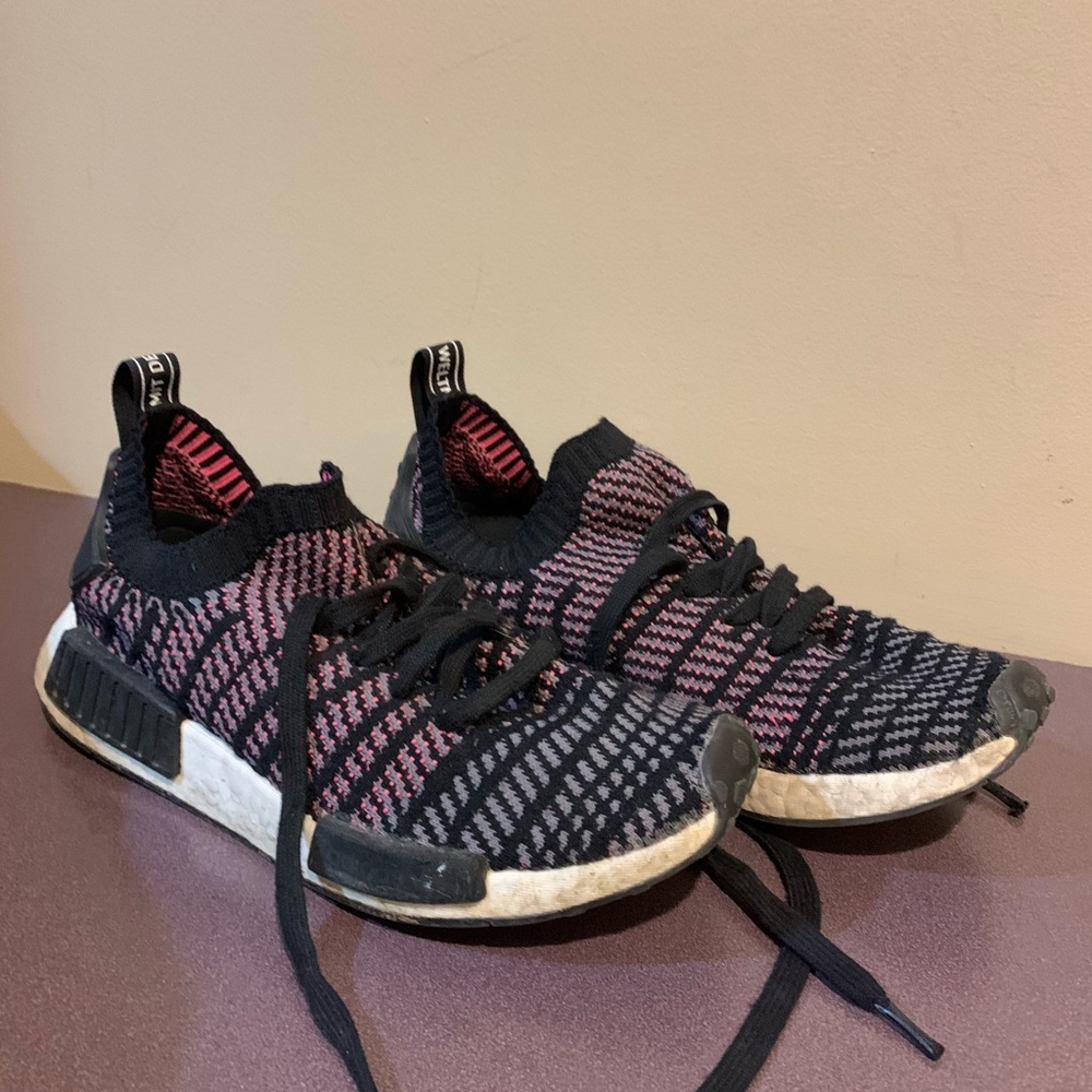 Black colourful Adidas NMDS